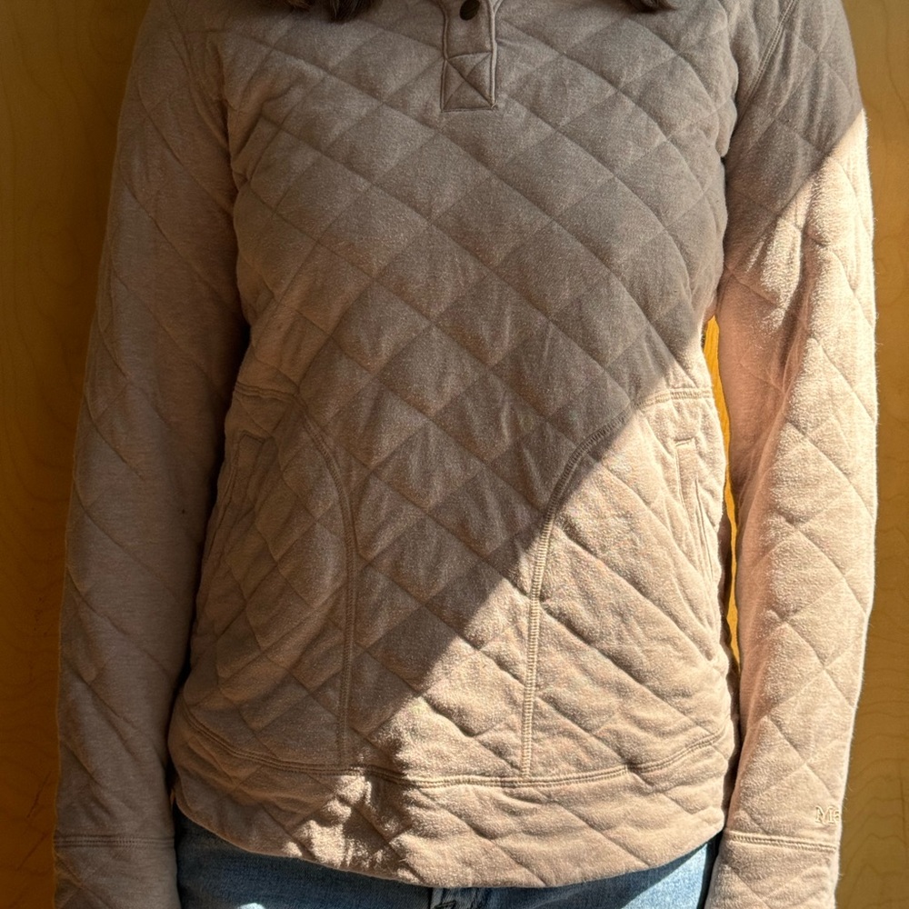 Marmot Tan Quilted Women's Sweater